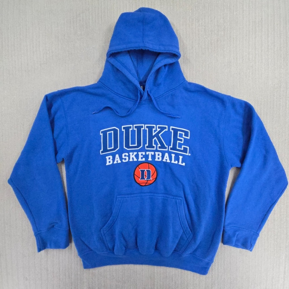 TRT Duke Blue Devils Hoodie Sweatshirt Mens Medium Blue‎ Fleece Basketball